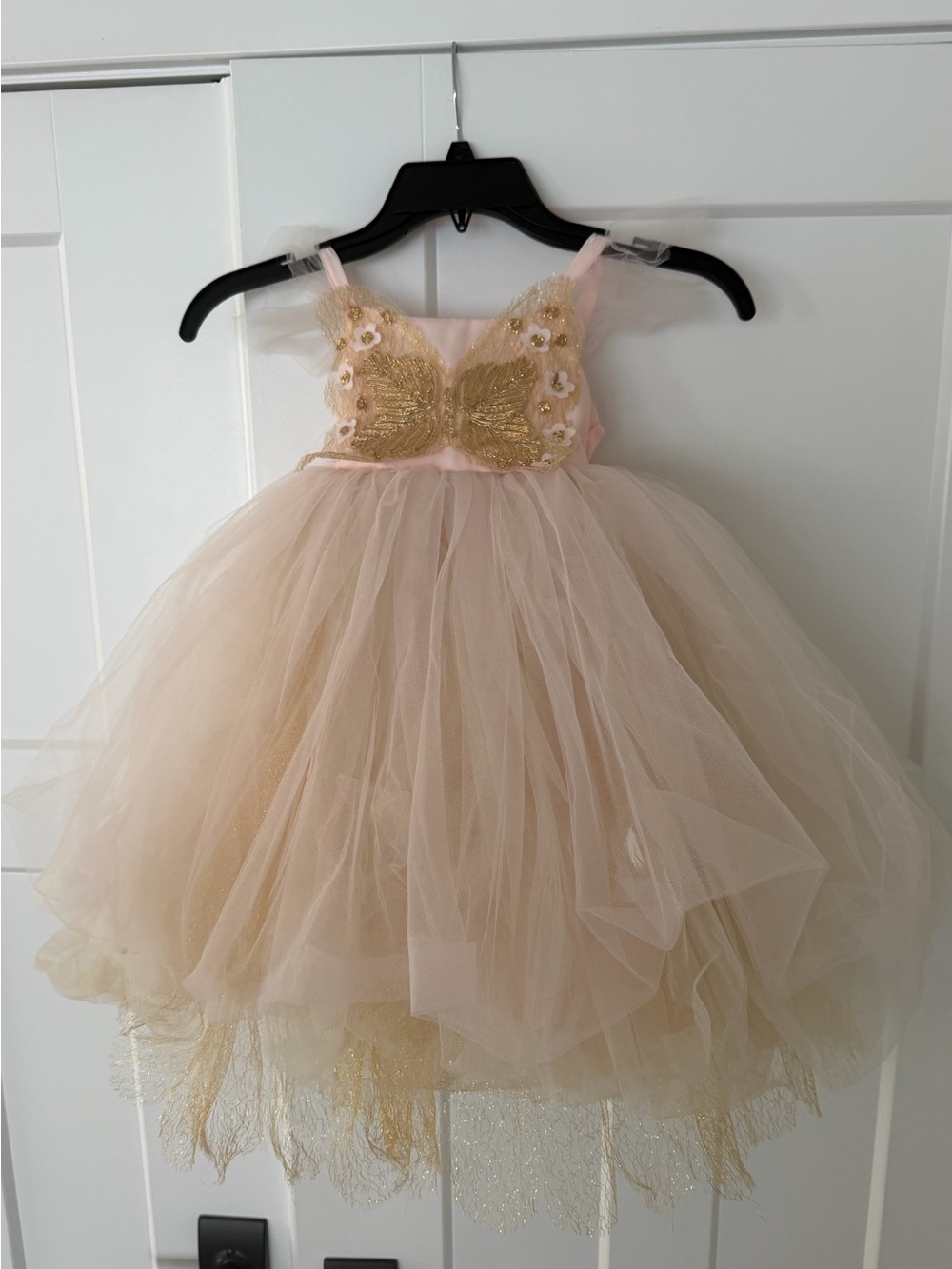 Pottery Barn Pink and Gold Butterfly Costume